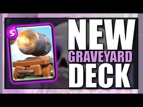 NEW CANON CART GRAVEYARD META | Clash Royale Canon Cart Graveyard Deck