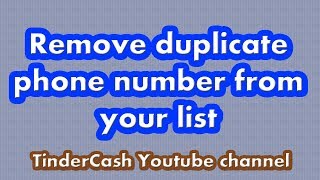 How to remove duplicate phone number rows with notepad++