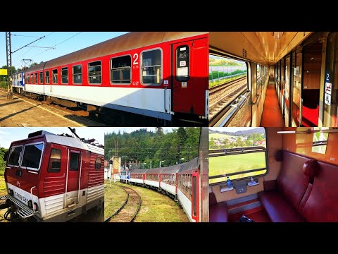 Riding Slovak Train TLK 420 "Rozewie" Žilina - Zwardoń - Gdynia