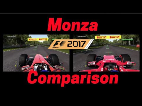 F1 2017 Comparison - Ferrari 2017 vs Ferrari F2002 (Monza Italy)