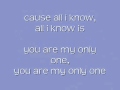 All Time Low - My Only One Lyrics