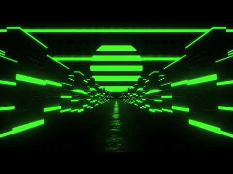 [4K] 1 Hour Green VJ Loops - Big Screen Visuals