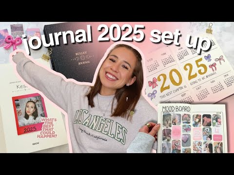 BULLET JOURNAL 2025 SET UP 💫 start your journal NOW!