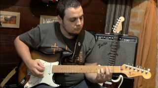 Video thumbnail for Fender American Deluxe Stratocaster - Test (Sunburst, Maple Neck) by Sergio Grassi Luthier