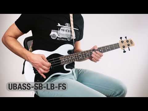 Kala U-Bass Solid Body 4 Light Blue Fretted