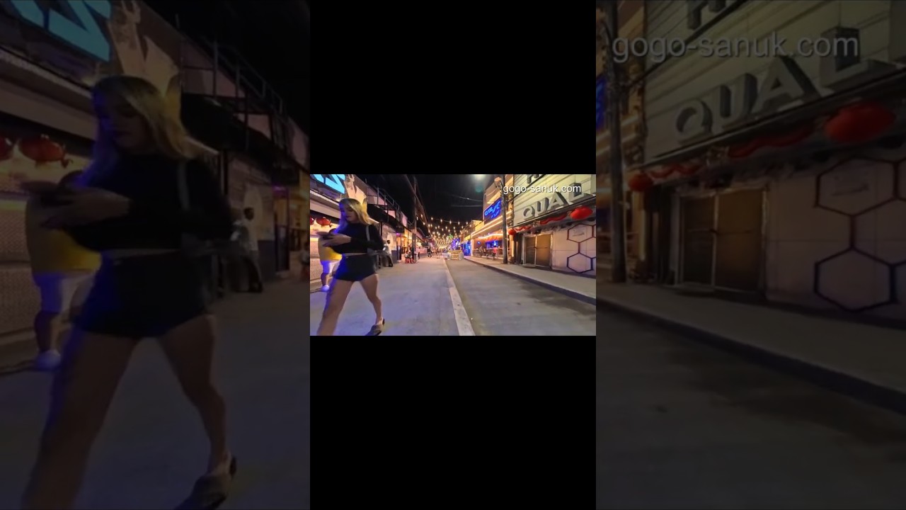 Red Street at 1AM 🌙 | Angeles Walking Street 🇵🇭 #Shorts