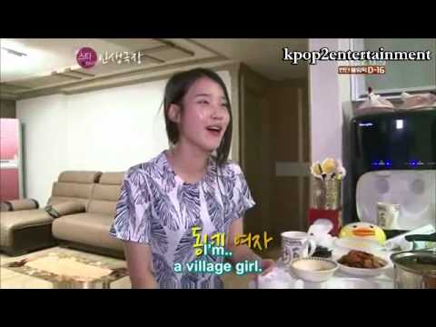 IU visits Jiyeon's house