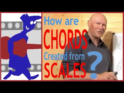 How are chords created from scales?