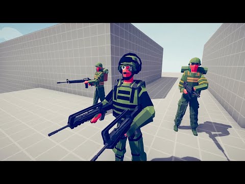 USA ARMY SOLDIER vs 100x UNITS - 🔥Totally Accurate Battle Simulator TABS - Epic Battle