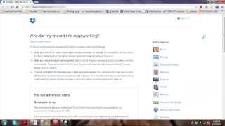 Why did my shared link on Dropbox stop working  Error (509) - RESOLVED !!