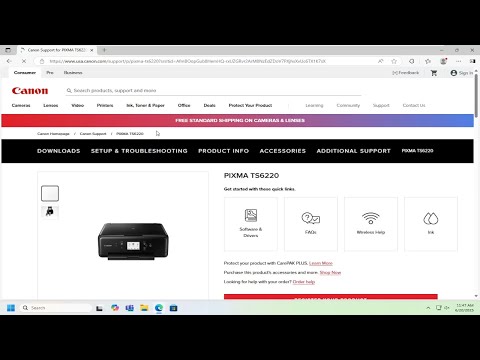 Thumbnail for How To Install and Setup Canon PIXMA TS6220