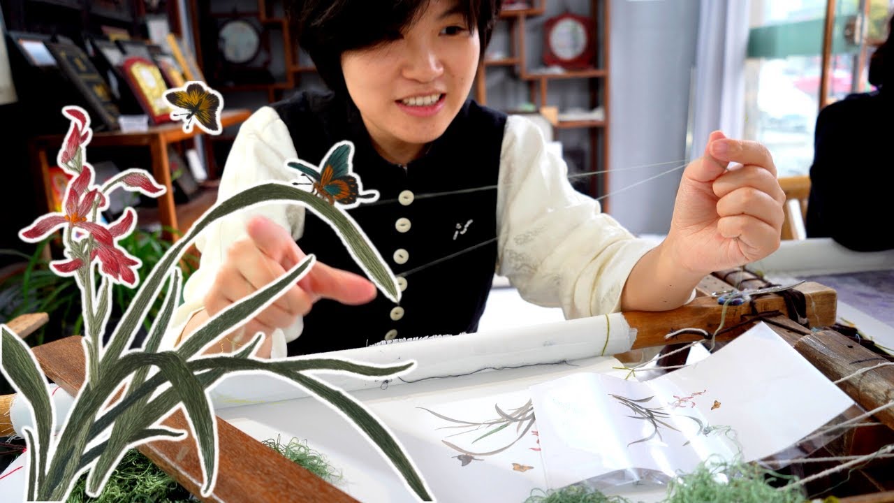 Learning 2000 year old embroidery in Zhenhu (China) for 5 days...and this is what happened!