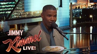 Jamie Foxx Cheers Up Cleveland with a Song