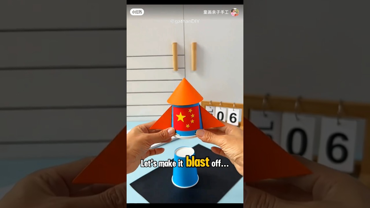 DIY Rocket Toy From Trash?! #diy #funny #toys