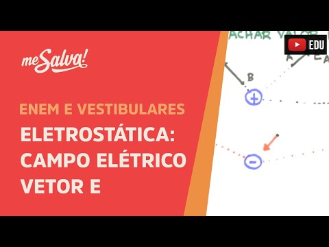 Me Salva!  - ELT16 - Eletrostática - Campo Elétrico: Vetor E - Como desenhar o campo?