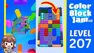 Solusi Level 207 Color Block Jam