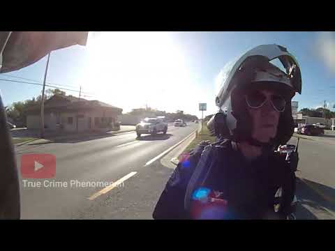RAW VIDEO: Jeremy Dewitte Blends In With Real Police - Until His Bike Goes Dead