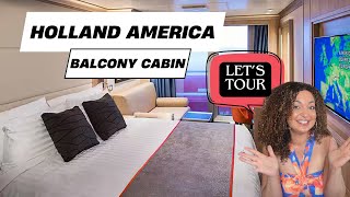 Holland America Nieuw Statendam Verandah Cabin Tour!!
