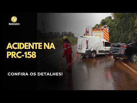 Acidente na PRC-158 trecho entre Vitorino/PR e São Lourenço do Oeste/SC