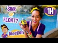 Meekah Plays Sink Or Float With Trucks And Dinosaur Toys 1 HOUR OF MEEKAH Blippi Toys