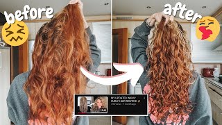 does india batson’s routine work on fine, high-porosity waves? 🤔 my results + day 2 hair 🌊