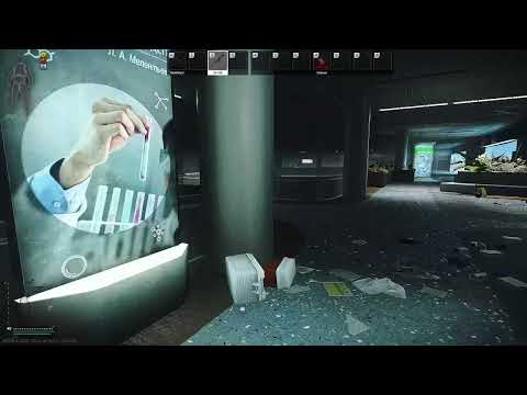 finding green keycard on labs