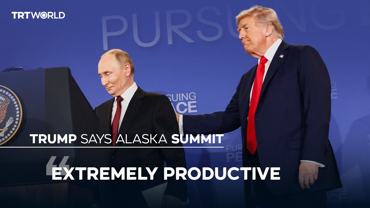 Trump says Alaska talks with Putin were extremely productive