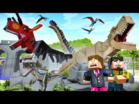 DINOSSAUROS HIBRÍDOS ESTÃO SOLTOS PELO PARQUE ! ( NOVA SÉRIE ) ACAMPAMENTO JURASSIC WORLD 2