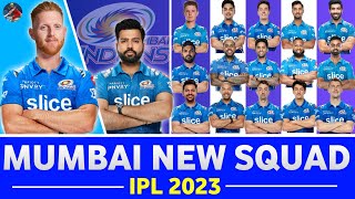 Mumbai Indians New Squad 2023 | MI 2023 Players List | MI Full Squad 2023 |IPL 2023 MI Team Playlist