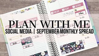 Plan with Me | Social Media Planner | Aug 31-Sept 6, 2020 #plumpaperplanner #plumpaper