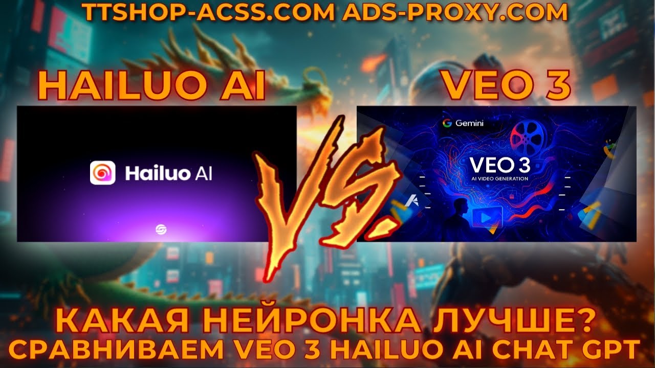 Кто лучше ? | Сравниваем Veo 3 Hailuo Ai Chat Gpt 4 в генерации видео и картинок | ttshop-acss.com