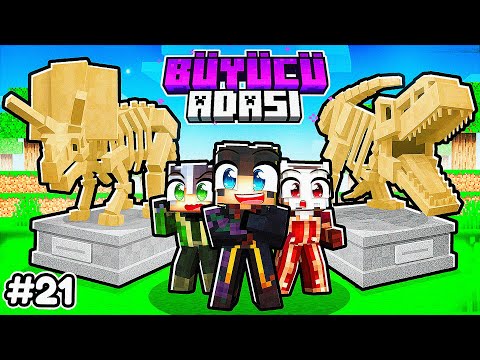Yeni Dinozor Müzemizi Açtık! 🏛️ | Minecraft Büyücü Adası #21