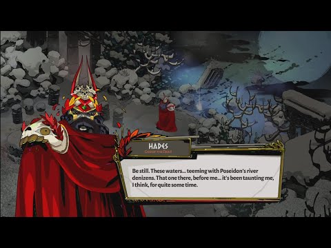 Hades is being taunted by a fish - Hades