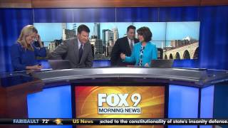 TOM LATE FOR THE NEWS