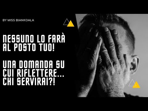 Nessuno lo farà al tuo posto! Ma la vera domanda è... chi stai decidendo di servire?!