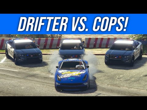 GTA 5: Drifter vs. Cops MANHUNT!