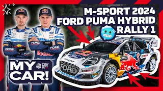 Adrien Fourmaux and Grégoire Munster's 2024 WRC M-Sport Ford Puma Hybrid Rally1 