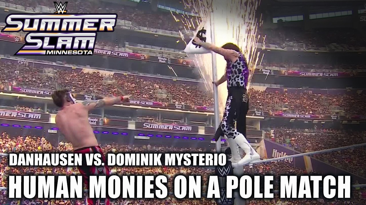 SummerSlam Highlights: Danhausen vs. Dominik Mysterio | Human Monies on a Pole Match | WWE on ESPN