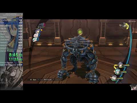 Trails of Cold Steel 3 Any% Normal Turbo (no OoB) speedrun 2:34:37 IGT / 3:27:17 RTA