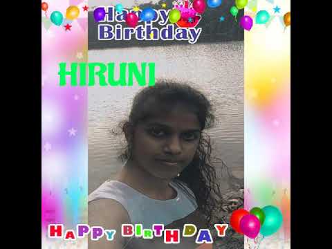HAPPY BIRTHDAY MY HIRUNI DUWAA