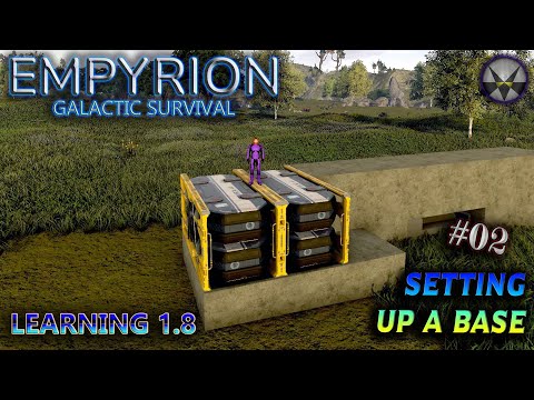 Empyrion Galactic Survival, Learning 1.8 – EP02 - Setting Up a Base