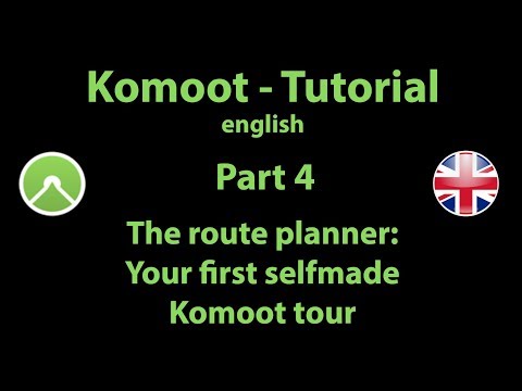 Komoot tutorial for english users - Part 4 - Your first selfmade Komoot tour Video