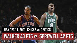 [高光] A.Walker 43pts vs Sprewell 49pts