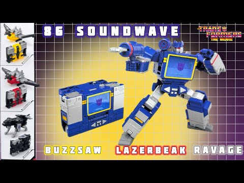 86 Masterpiece! Transformers Studio Series 86 The Movie Leader class Soundwave. #transformersg1