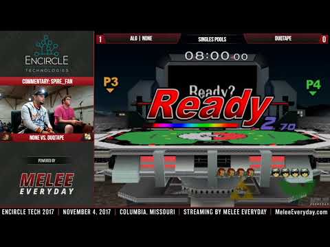 Encircle Tech 2017 - ALG | n0ne (Ganon) vs. Duqtape (Fox) - SSBM - Singles Pools