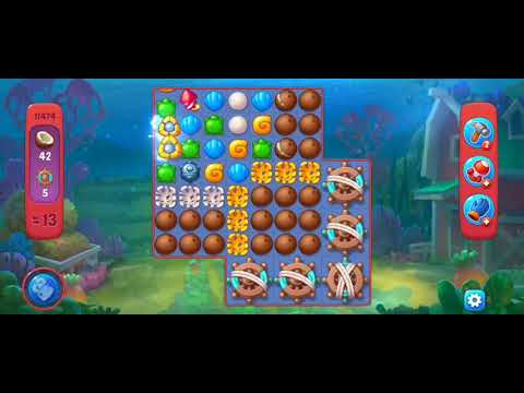 Fishdom Hard Level 11474 (with Double Lightning Booster) @choraelmin