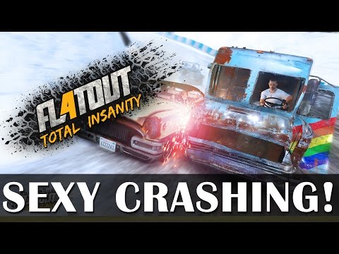 Flatout 4 Total Insanity multiplayer gameplay - Sexy crashing!