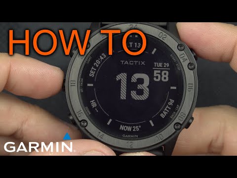 How to Edit Watchface on Garmin Tactix / Fenix