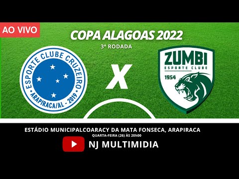 Copa Alagoas: Cruzeiro x Zumbi - #copaalagoas #cruzeiro #zumbi 3ª rodada