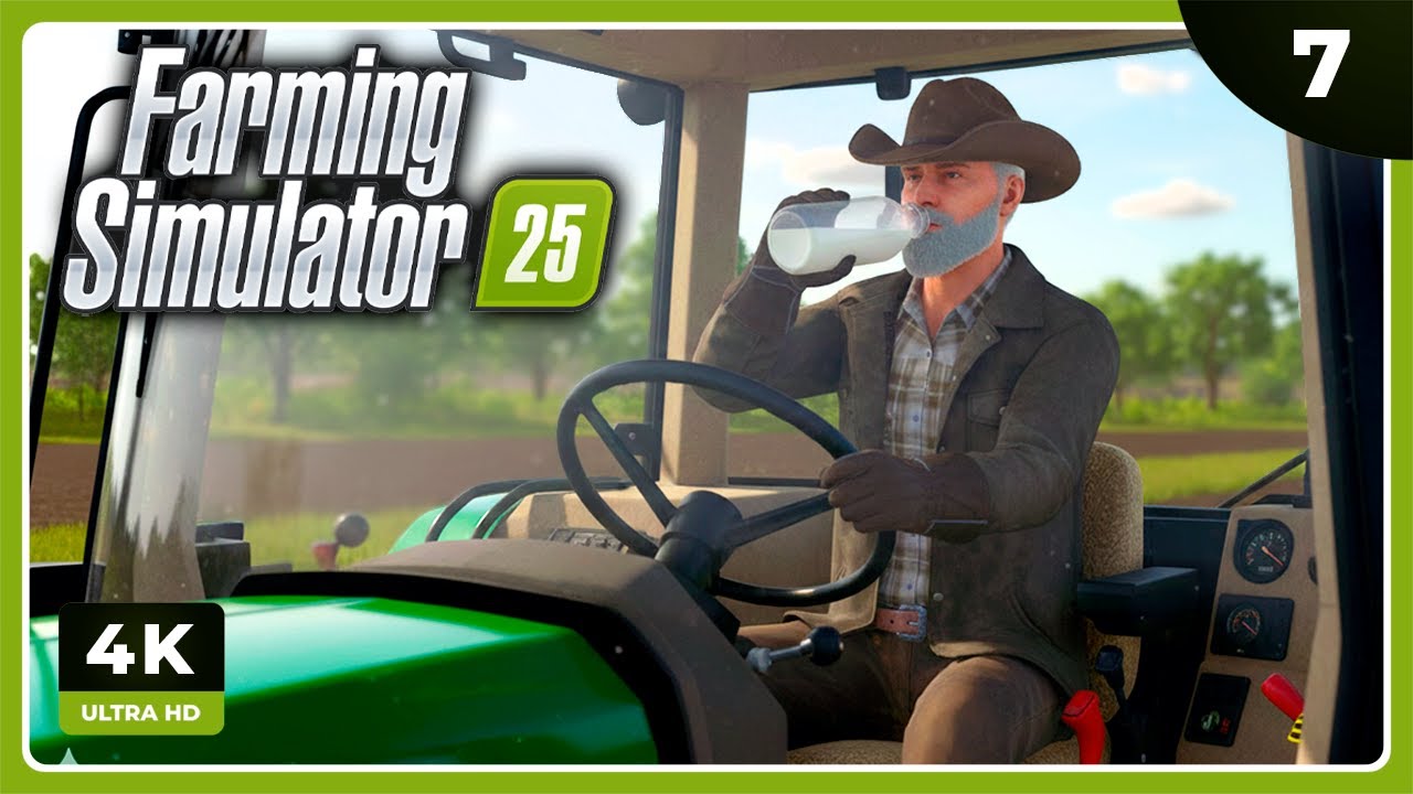FS25#7 | SI BEBES (LECHE) NO CONDUZCAS | FARMING SIMULATOR 25 Gameplay Español